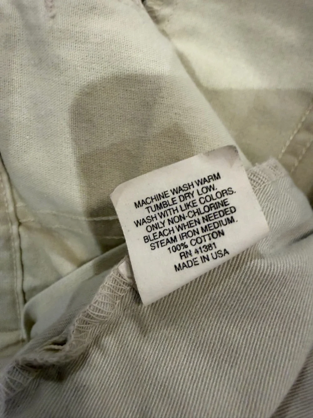 Men's Casual Chino Pants in Light Beige